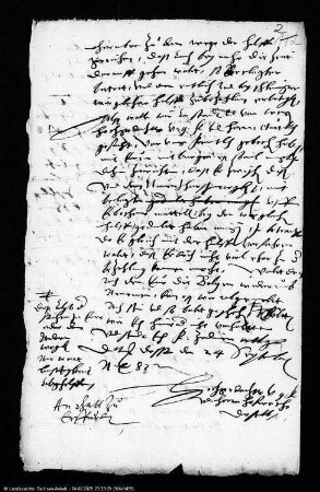 Joachim Ernst an Erfurt, Rat