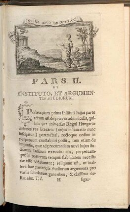 Pars II. De Instituto, Et Argumentis Studiorum