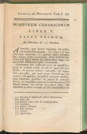 Morborum Chronicorum Liber V.