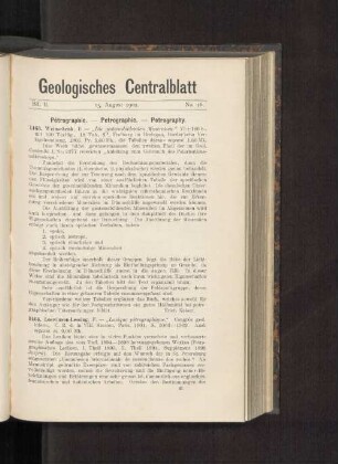 15. August 1902. No. 16.