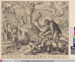 [Du sollst nicht töten / Kain erschlägt Abel; Thou shalt not kill / Cain slaying Abel]
