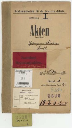Gefangenen-Fürsorge. Fonds: Bd. 3