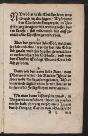 NVn höret zu jhr Christen leut/ was || ich euch jetz thu sagen/