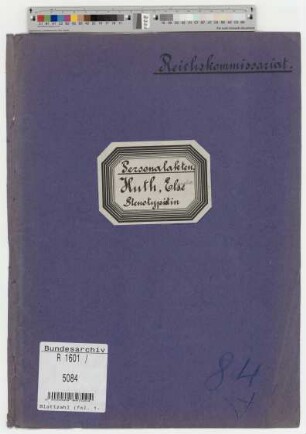Huth, Elisabeth, geb. 9.12.1907, Stenotypistin