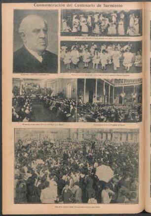 Conmemoración del centenario de Sarmiento [Fotografías]