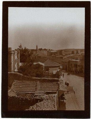 Jaffastr. bei Krikorian [Fotografengeschäft] Blick n. S. [Jerusalem]