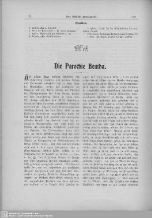 Die Parochie Beutha