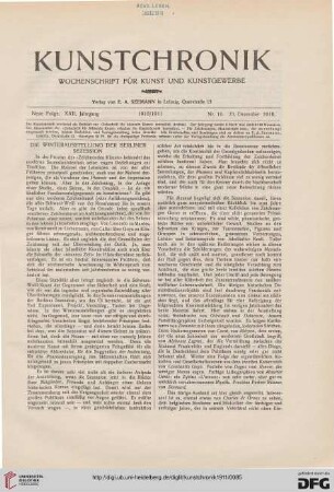 Heft 10 (23. Dezember 1910)