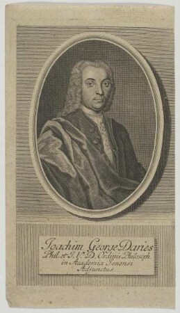 Bildnis des Joachim George Daries