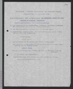 Programm zur 26. Generalversammlung des ADF 1911 in Braunschweig