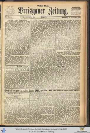 27.11.1898 (Erstes Blatt)