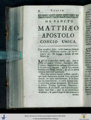 De Sancto Matthaeo Apostolo