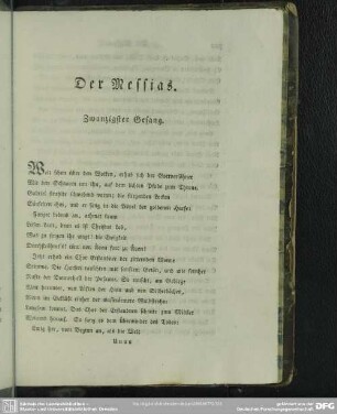 Zwanzigster Gesang
