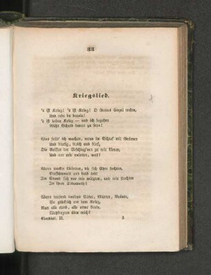 Kriegslied.