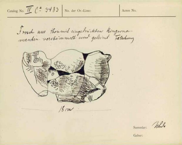 Fragment of an animal figurine (forgery)