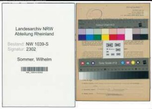 Entnazifizierung Wilhelm Sommer , geb. 30.05.1911 (Gestuetwaerter)