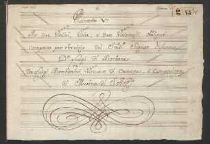 Quintette; vl (2), vla, vlc (2); D-Dur; G 299; op. 25,5