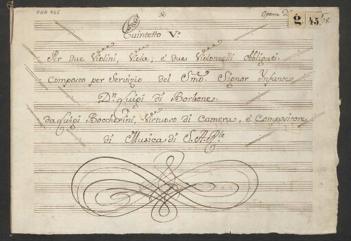 Quintette; vl (2), vla, vlc (2); D-Dur; G 299; op. 25,5