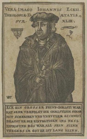 Bildnis des Iohannes Eckius