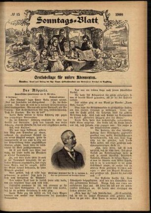 Ausgabe vom Sonntag, den 30. August 1908.