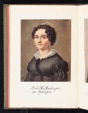 Babette Amberger, nee Esslinger.