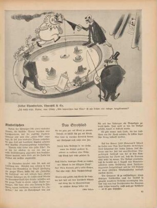 "Zirkus Chamberlain, Churchill & Co."