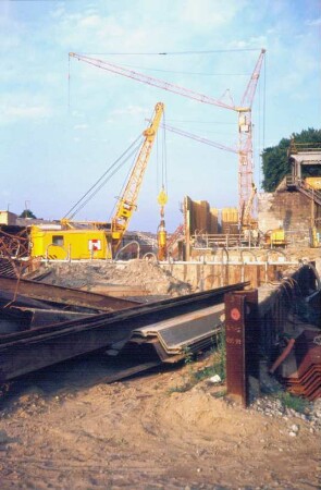 Baugrube neue Südschleuse Gelsenkirchen/Rhein-Herne-Kanal