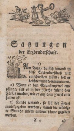 Satzungen der Erzbruderschaft