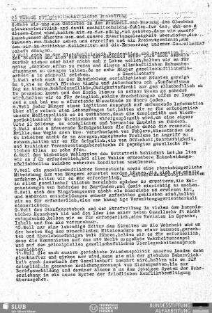 20 Thesen zur gesellschaftlichen Erneuerung