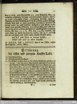 Erklärung der ersten und zweyten Kupffer-Tafel