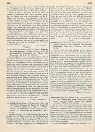 356 [Rezension] Hölscher, Gustav, Die Ursprünge der jüdischen Eschatologie
