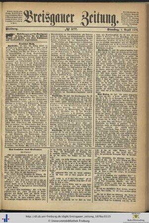 Nr. 177-203 (August 1876)