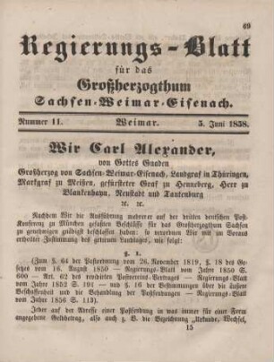 Nr. 11 : 5. Juni 1858