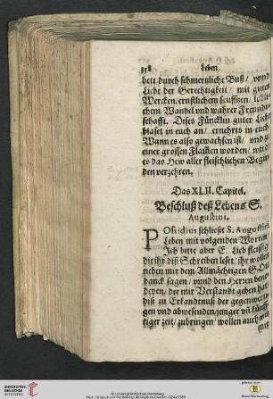 Das XLII. Capitel
