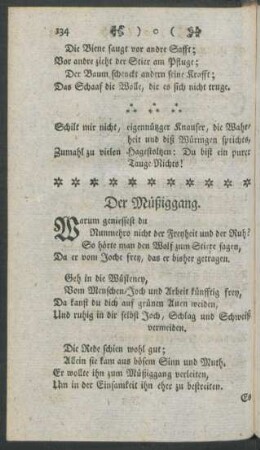 Der Müßiggang