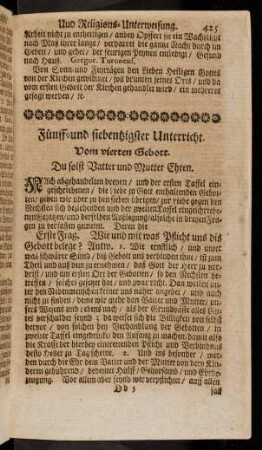 425-431, 75. Vom vierten Gebott. Du solst Vatter und ...