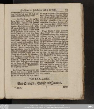 Das XXX. Capitel. Von Stangen, Gebisse und Zaumen.