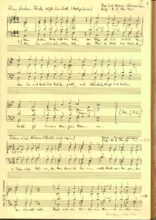 Zum frohen Feste ruft uns Gott, der Schöpfer und Erhalter