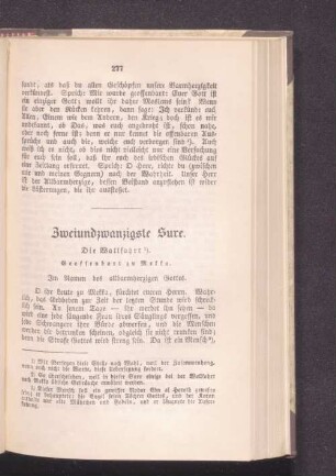 Zweiundzwanzigste Sure.