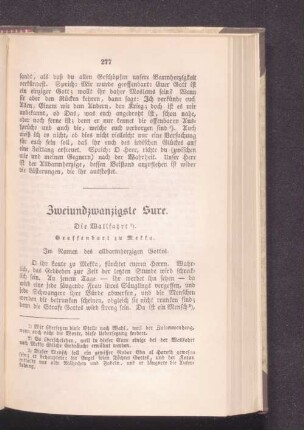 Zweiundzwanzigste Sure.