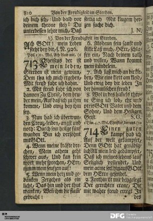 Von der Freudigkeit im Sterben.
