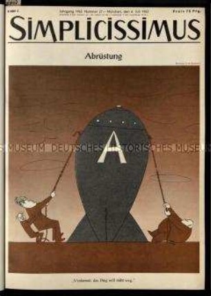 Satirische Zeitschrift Simplicissimus. Jahrgang 1963