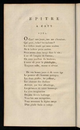 342-348, Epitre a Catt. 1761.