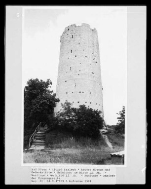 Burg Saaleck — Westturm