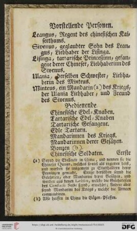 Vorstellende Personen