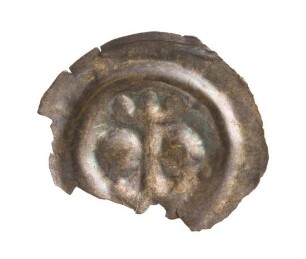 Münze, Obol (MA)/Hälbling, Brakteat, Ende 13. Jh
