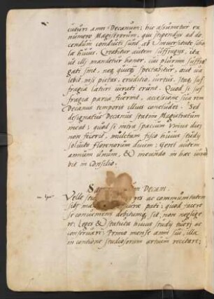 [Sacramentum?] Decani.