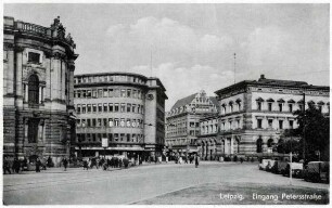 Leipzig: Eingang Petersstraße