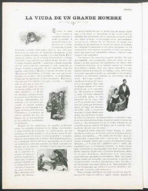 La viuda de un grande hombre