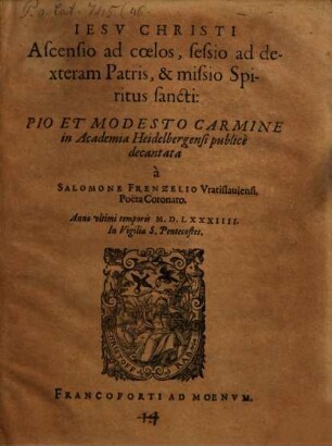 Jesu Christi ascensio ad coelos, sessio ad dexteram Patris et missio Spiritus sancti